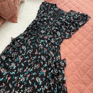 Lane Bryant Flower Print Maxi Dress